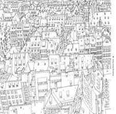 Free printable adult coloring pages. Coloring Cities
