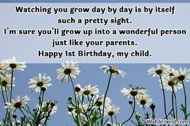 1st birthday wishes quotes for little princess or prince. First Birthday For Son Birthday Quotes Quotesgram