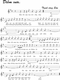 Nốt Nhạc Bai Hat Diễm Xưa Bai Hat Nốt Nhạc Am Nhạc