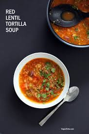 Black Bean And Lentil Soup Instant Pot 1 Pot Lentil Tortilla Soup Instant Pot Or Saucepan Recipe Vegetarian Tortilla Soup Food Recipes Soup Recipes