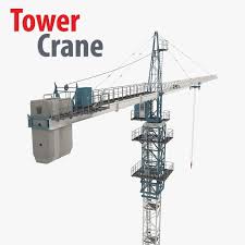 3d Tower Crane 3d Model Crane Tower 3d Model
