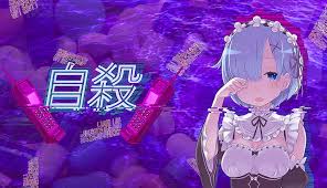 Re:zero kara hajimeru isekai seikatsu, known in english as re: Hd Wallpaper Re Zero Kara Hajimeru Isekai Seikatsu Rem Vaporwave Representation Wallpaper Flare