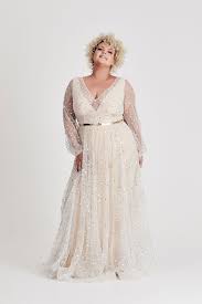Curve Nala One Day Bridal Usa Poet Sleeve Wedding Dress Sleeve Wedding Dress Plus Wedding Dresses