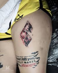 Black And Red Batman Tattoo Pin On Katie James