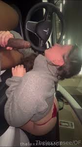 The LexxiRosee Outdoor Blowjob and Tesla Fuck