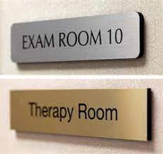 Update your interior signage today. Office Door Name Plates Custom Engraved Personalizable