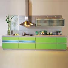 We have a wide variety of styles that are machined ready to accept your glass. Acrylic Kitchen Cabinet With Tempered Glass Countertop And E1 Melamine Faced Chipboard Door Global Sources