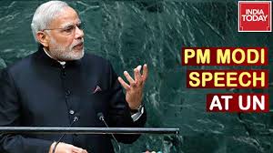 To write a captivating and persuasive speech you must first decide on a topic that will engage. Pm Modi Mega Un Address Live Pm Declares Schemes Adopted By India Full Speech Youtube