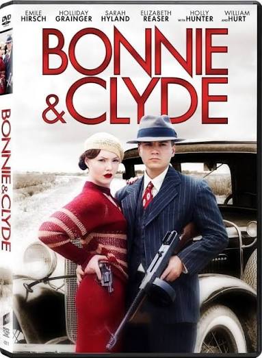 Bonnie & Clyde : Grainger, Holliday, Hirsch, Emile, Garrison, Lane, Hurt,  William, Hunter, Holly, Reaser, Elizabeth, Phillips, Desmond, Jensen,  David, Dickey, Dale, Beresford, Bruce: Amazon.com.be: Movies & TV