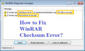 3 Methods To Fix Winrar Checksum Error Easily - Sfware Blog