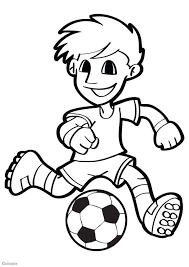 De fotboll färg sidor kallas kid spelar fotboll infärgning. Malarbild Fotboll Skriv Ut Gratis Bilder Bild 26040