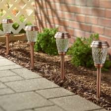 Solar 1 Light Pathway Light Birchlane Landscape Lighting Design Decorative Solar Lights Landscape Lighting