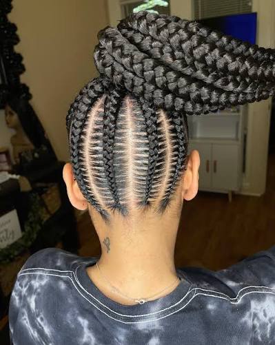 8 stitch braid ponytail ❤️ …. . . May schedule is open for scheduling!!! # braids #braidstyles #knotlessbraids #stitchbraids #feedinbraids #boxbraids  #explore #explorepage #viral #naturalhairstyles #braidstyles  #protectivestyles #atlbraids ...