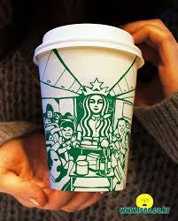 Illustrator Doodles On Starbucks Cups To Turn Mermaid Into Various Characters Starbucks Art Starbucks Starbucks Cup Art