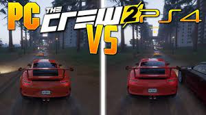 The Crew 2 Pc Vs Ps4 Split Screen Graphics Comparison Youtube