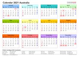 You can look at the specific date when there is a holiday for your country or download 2021 calendar templates with the usa. Australia Calendar 2021 Free Printable Pdf Templates