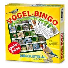 Das spiel wurde so beliebt, dass sich nicht nur die bingohallen mehrten, sondern es sogar als. Vogel Bingo Spiel Lernspiel Fur Die Ganze Familie In Der Schule Oder Unter Freunden Bingokarten Von Diprint