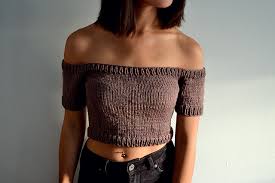 Yet get a neat and properly fit sweater is not easy. Ravelry Off Shoulder Knit Crop Top Pattern By Sara Knits Co