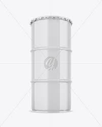 Glossy Barrel Mockup In Barrel Mockups On Yellow Images Object Mockups