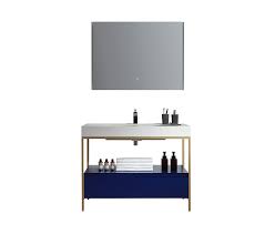 If you are using mobile phone, you. Karton Republic Texel 30 Navy Blue Gold Industrial Style Bathroom Vanity Keetchen