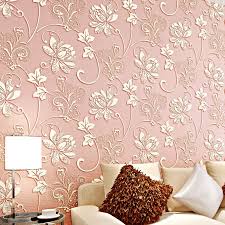 Indoor Elegant Flowers Non Woven Wallpaper Wall Paint Colour Combination Wall Texture Design Asian Paints Wall Designs