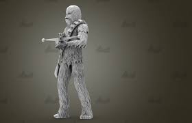 Chewbacca Star War 3d Printed Model Stl 3d Printing Models Star Wars Chewbacca Chewbacca Star Wars