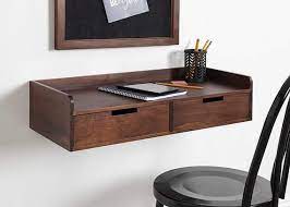 Modern Floating Shelf With Drawers Wall Mounted Drawer Shelf Floating Drawer Floating Nightstands In 2021 Stylish Desk Small Space Living Floating Shelf With Drawer