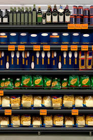 Download Pasta On A Shelf At The Supermarket On Behance