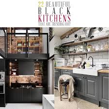 Buy premium rta kitchen cabinets at wholesale prices. 22 Beautiful Black Kitchens That Are Trending Hot The Cottage Market