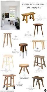 10 Best Wooden Bathroom Stools Bathroom Stool Wooden Bathroom Wood Stool