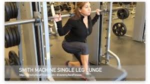 This exercise primarily works the quadriceps and buttocks and secondarily works the hamstrings. Smith Machine Lunge Glute Butt Workout Youtube