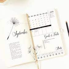 Dandelion Monthly Log Printable Bullet Journal Insert Etsy Bullet Journal Inserts Planner Bullet Journal Inspiration