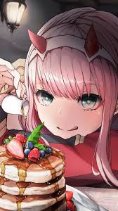 Install my zero two new tab themes and enjoy varied hd wallpapers of zero two, everytime you open a new tab. Anime Girl Pancake Zero Two Darling In The Franxx 8k Wallpaper 215