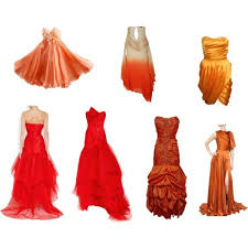 Katniss Fire Dress Color Style Schemes Colorful Dresses Pretty Dresses Vintage Dresses