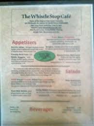 Read reviews from whistle stop cafe at 443 mccrackin st. Whistle Stop Cafe Menu Picture Of Whistle Stop Cafe Juliette Tripadvisor