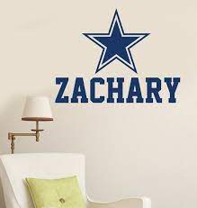 Pin By Ashley Nguyen On Dallas Cowboys Nursery Cowboy Room Baby Boy Rooms Vinyl Wall Decals