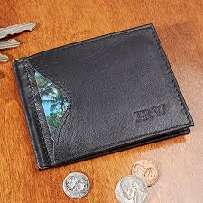 Has room for your credit cards, id and cash. Personalized Men S Wallet Rfid Blocking Leather Cash Clip