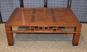 Vintage Heritage Henredon Mahogany Asian Style Cocktail Table Cocktail Tables Henredon Mahogany
