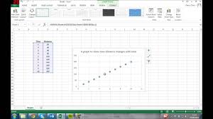 Excel Equation Of A Straight Line Youtube
