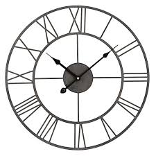 Horloge En Metal Noir Sur Maisons Du Monde Piochez Parmi Nos Meubles Et Objets Deco Et Faites Le Plein D Inspiration Horloge Metal