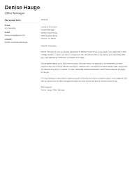 Office Manager Cover Letter Examples Ready To Use Templates