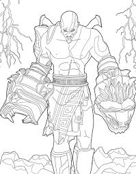 The resolution of image is 332x451 and classified to bruce lee png, icono de telefono png, coloring pages png. Get Creative With Playstation Colouring Book Art For The Players Out Today Coloring Books Kratos God Of War Coloring Book Art