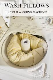 Best Diy Projects Did You Know You Can Wash And Whiten Pillows In Your Washing Machine This Tutorial Shows You Ho Whiten Pillows Cleaning Hacks Wash Pillows