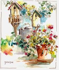 Sketching With Water Based Inks Art Painting Watercolor Pictures