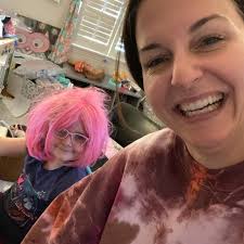 This kid kills me. She has a running bit with her PE teacher that she shows  up in zoom class with a “different character” each week. She uses a  different voice, accent,