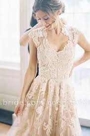 Elegant V Neck Sleeveless Cap Sleeves Floor Length Wedding Dress In 2020 Wedding Dresses Under 500 Wedding Gowns With Sleeves Best Wedding Dresses