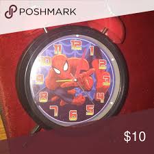 Spider Man Alarm Clock Bank Alarm Clock And Bank Lights Up Other Alarm Clock Clock Alarm