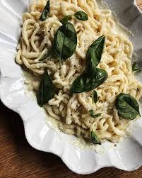Hand Rolled Pici With A Lemony Mascarpone Sauce Which Doesnt Need Any Cooking It Just Warms In A Bowl Above The Pot Of Cooking Mascarpone Sauce Drying Pasta