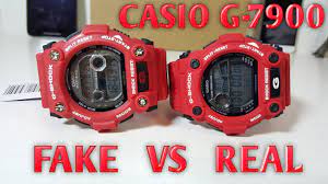 Pagi tadi aku pinjam jam tissot prc 200 kawan aku dengan kotaknya sekali.nak tengok perbezaan antara dua jam tapi berlainan outlet.satu dari authorised dealer (ad) & satu lagi didapati dari ebay,seorang powerseller dari china (pc). Casio G Shock G 7900 Real Vs Fake Don T Get Fooled Into Buying Fake Products Youtube