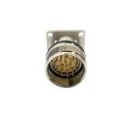 M23 Male Connector 17pin Flange Installation Clockwise IP67